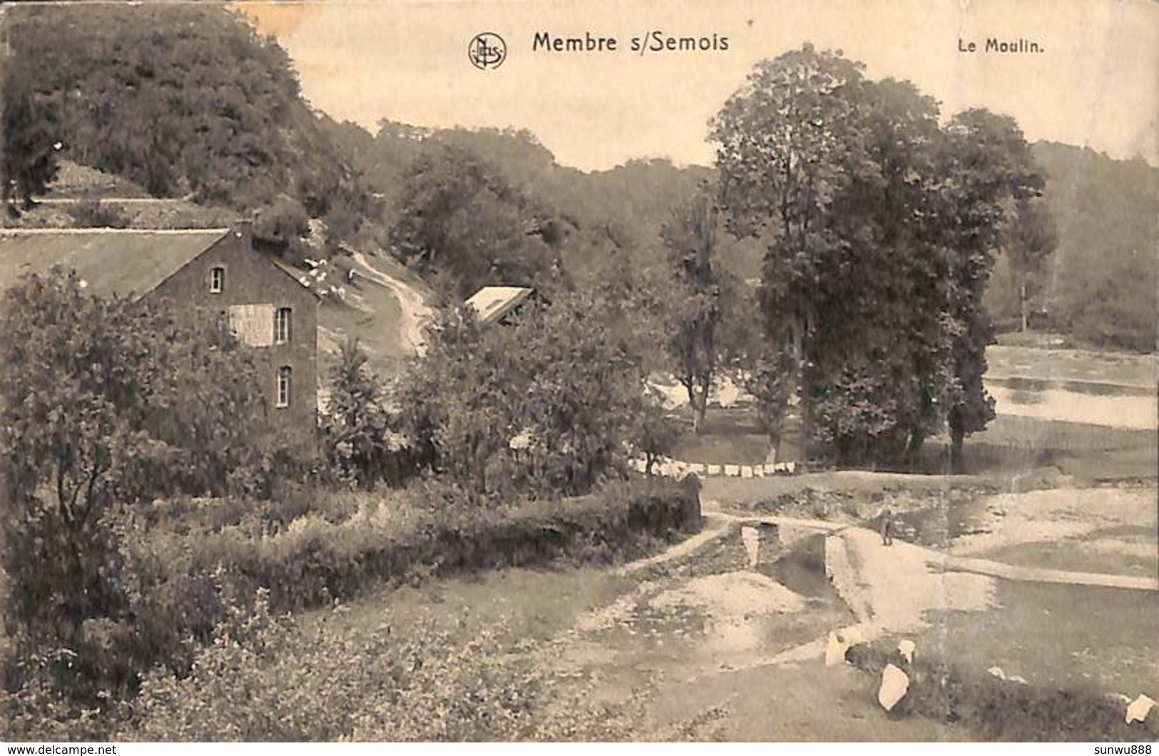 Membre S/ Semois - Le Moulin (petite Animation, 1913) - Vresse-sur-Semois