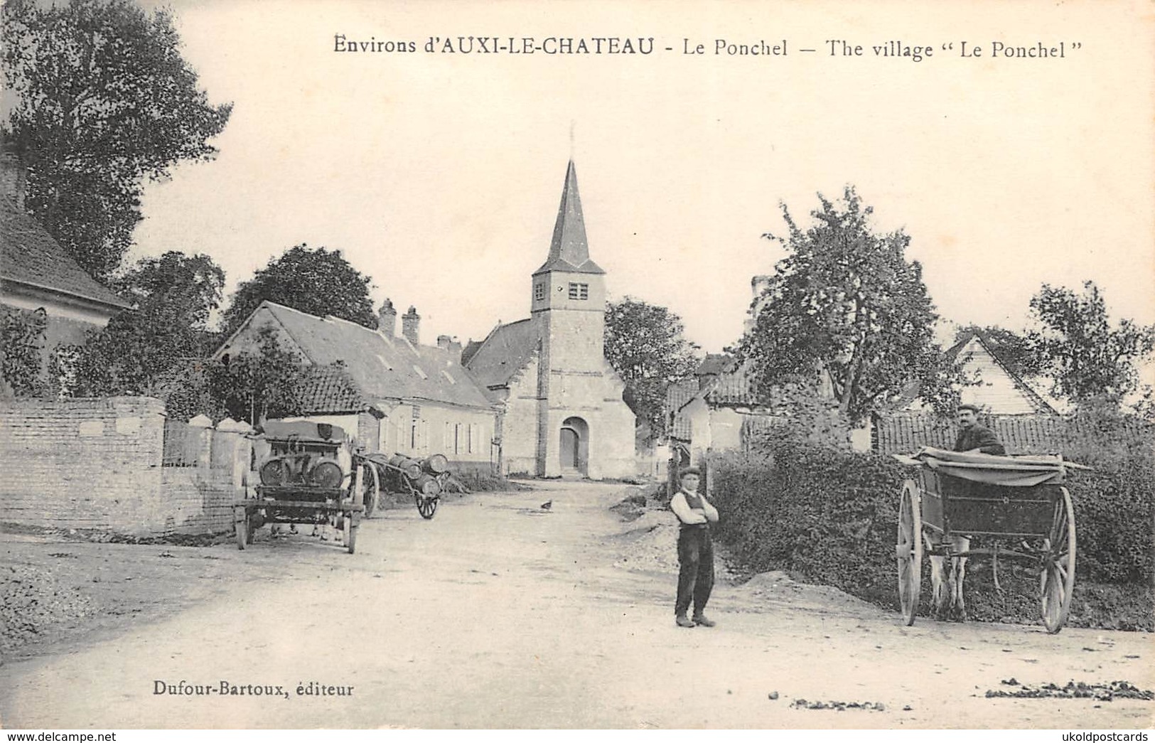 CPA 62 - LE PONCHEL - The Village - Auxi Le Chateau