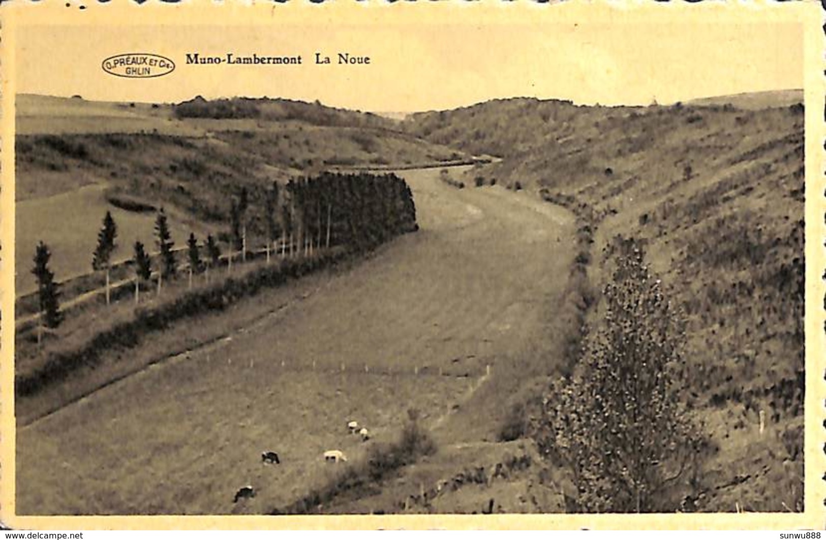 Muno-Lambermont - La Noue (Préaux, Edit. Bastin-Clause) - Florenville