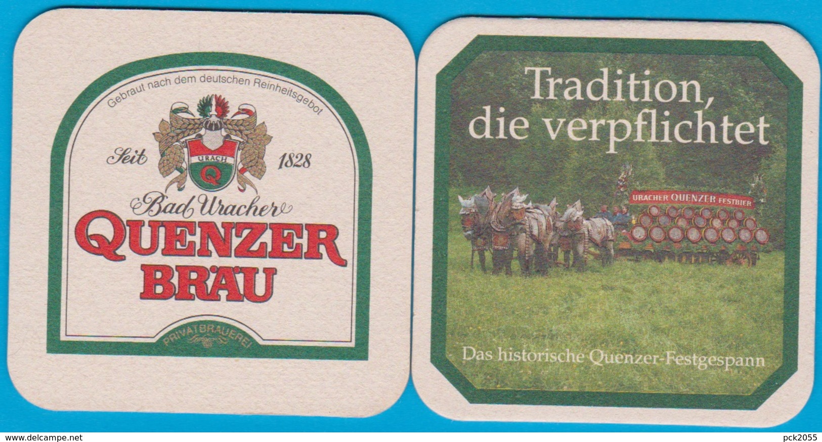 Quenzer Bräu Bad Urach ( Bd 1802 ) - Bierdeckel