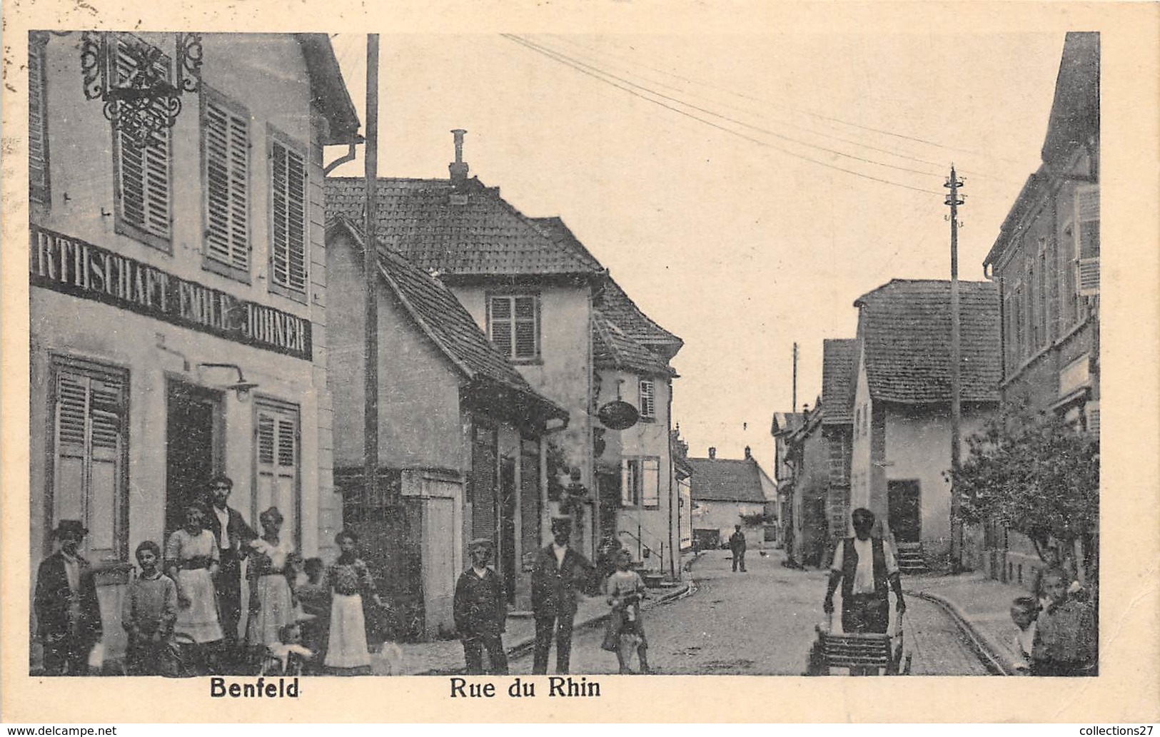 67-BENFELD- RUE DU RHIN - Benfeld