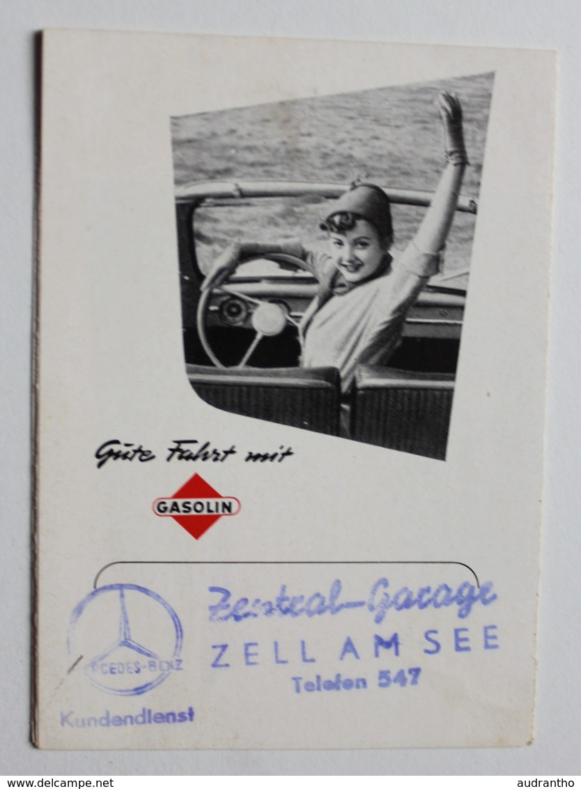mini magazine anglais LILIPUT Magazin Gasolin années 50 Voiture Mercedes BENZ Zell Am See Autriche Zentral Garage