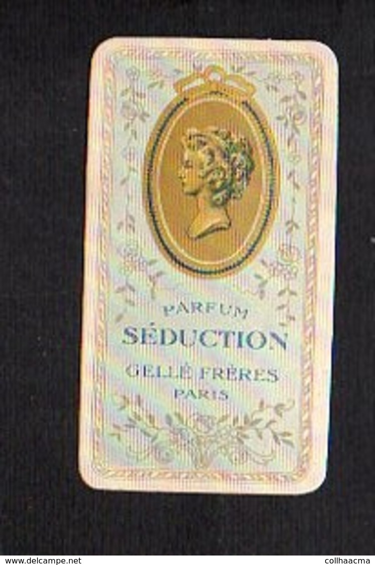 Carte Parfumée "Séduction" Parfum De Gellé Frères Paris - Vintage (until 1960)