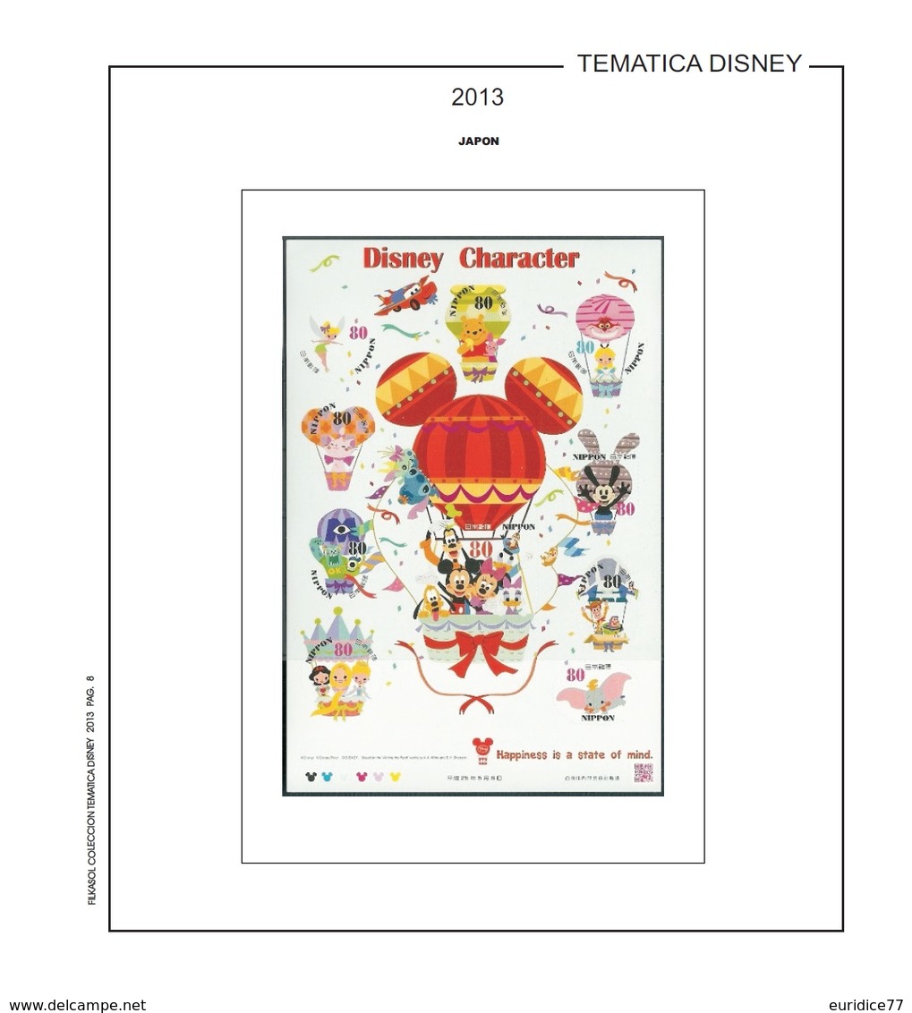 Suplemento Filkasol TEMATICA DISNEY 2013 - Ilustrado Color Album 15 Anillas 270x295 Mm. - Pre-Impresas