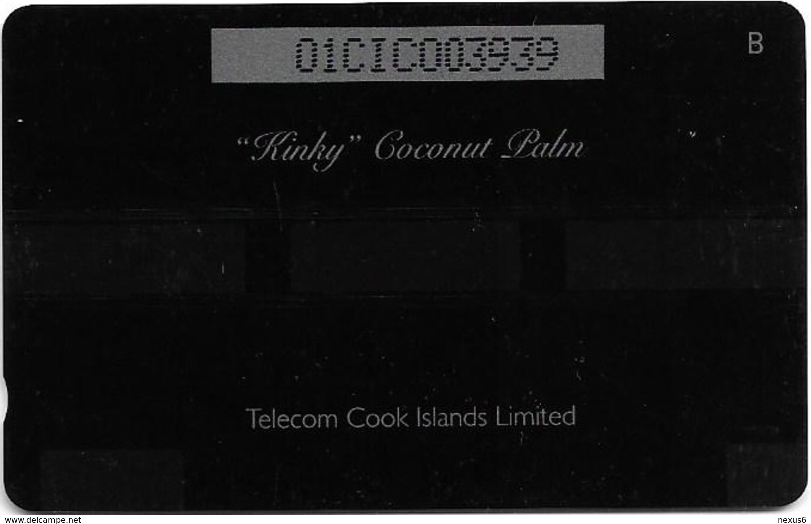 Cook Islands - ''Kinky'' Coconut Palm $10, 01CIC, 8.500ex, Used - Cook Islands