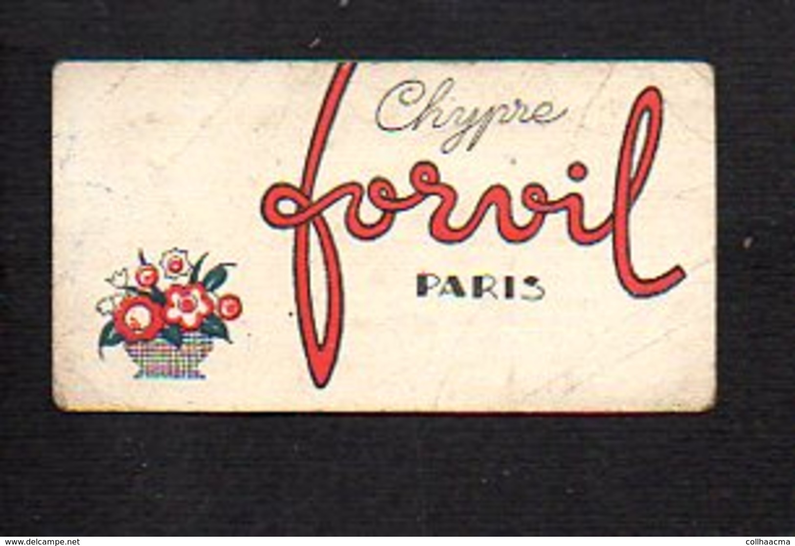 Carte Parfumée " Chypre " Parfum De Forvil Paris - Unclassified