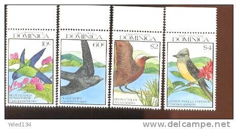 DOMINICA   1241-8 PART 1  MINT NEVER HINGED SET OF STAMPS OF BIRDS   #  S-322-1   ( - Other & Unclassified