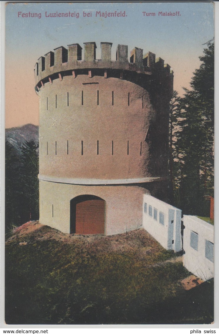 Festung Luziensteig Bei Maienfeld - Turm Malakoff - Photo: Fetzer - Maienfeld