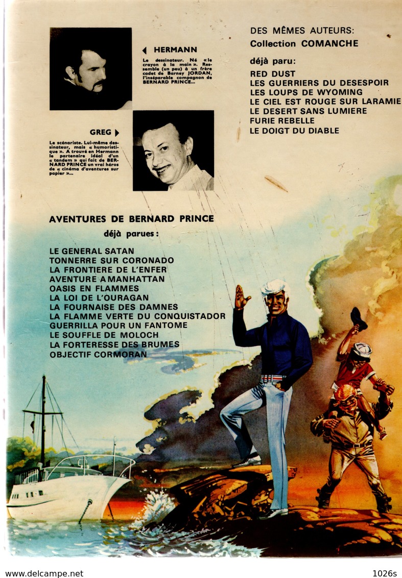 B.D. BERNARD PRINCE - LE SOUFFLE DE MOLOCH - REEDITION  1997 - Bernard Prince