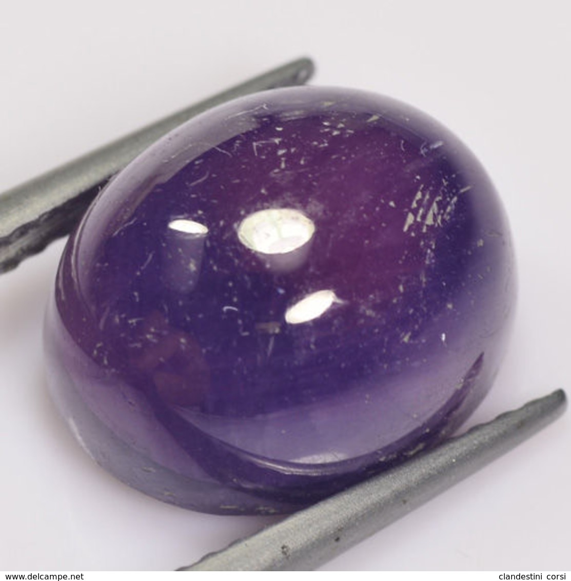 Saphir - 9,63 Ct - Violet Bleu Profond - Zaffiro