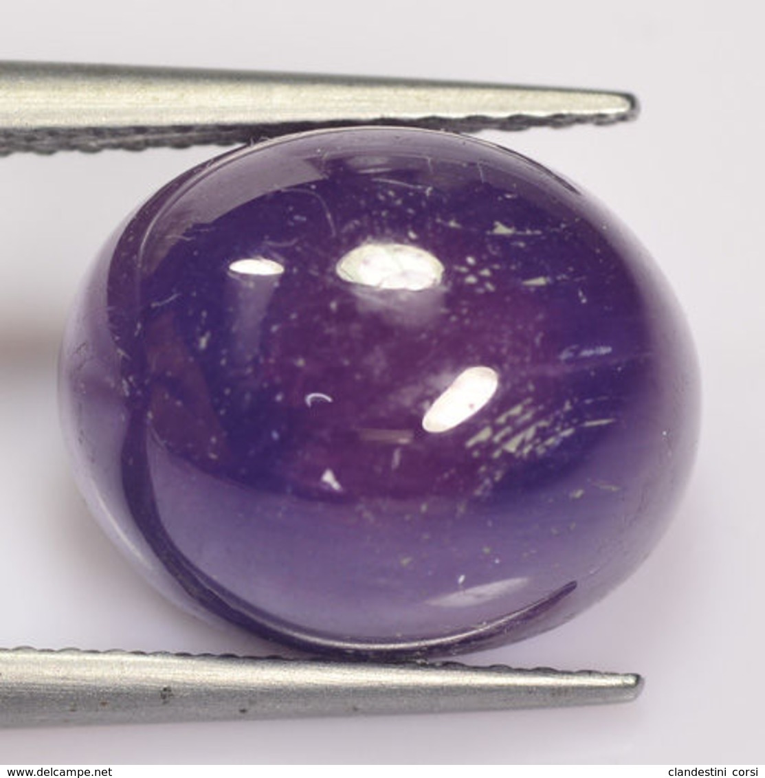 Saphir - 9,63 Ct - Violet Bleu Profond - Zafiro