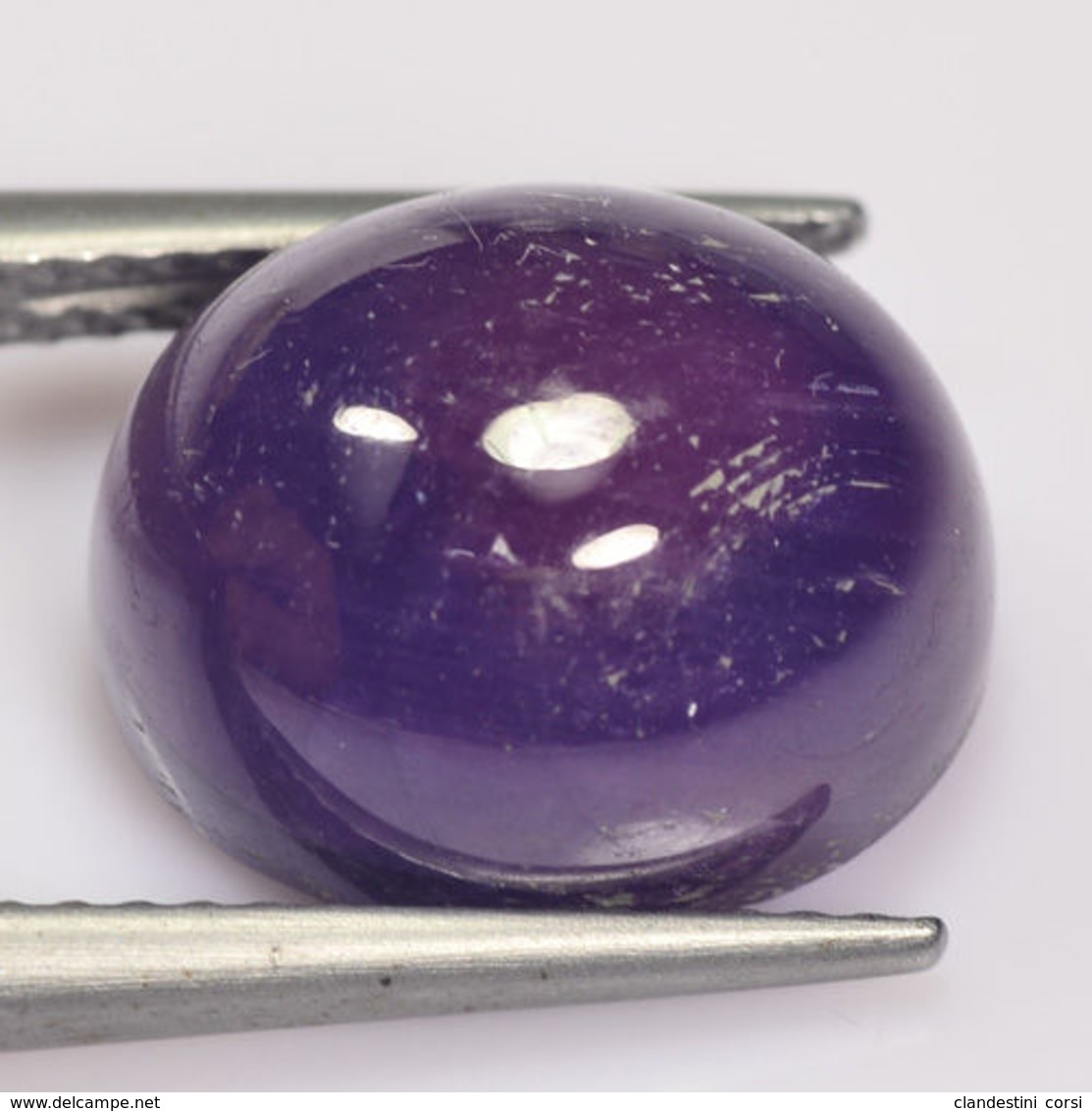 Saphir - 9,63 Ct - Violet Bleu Profond - Saffier