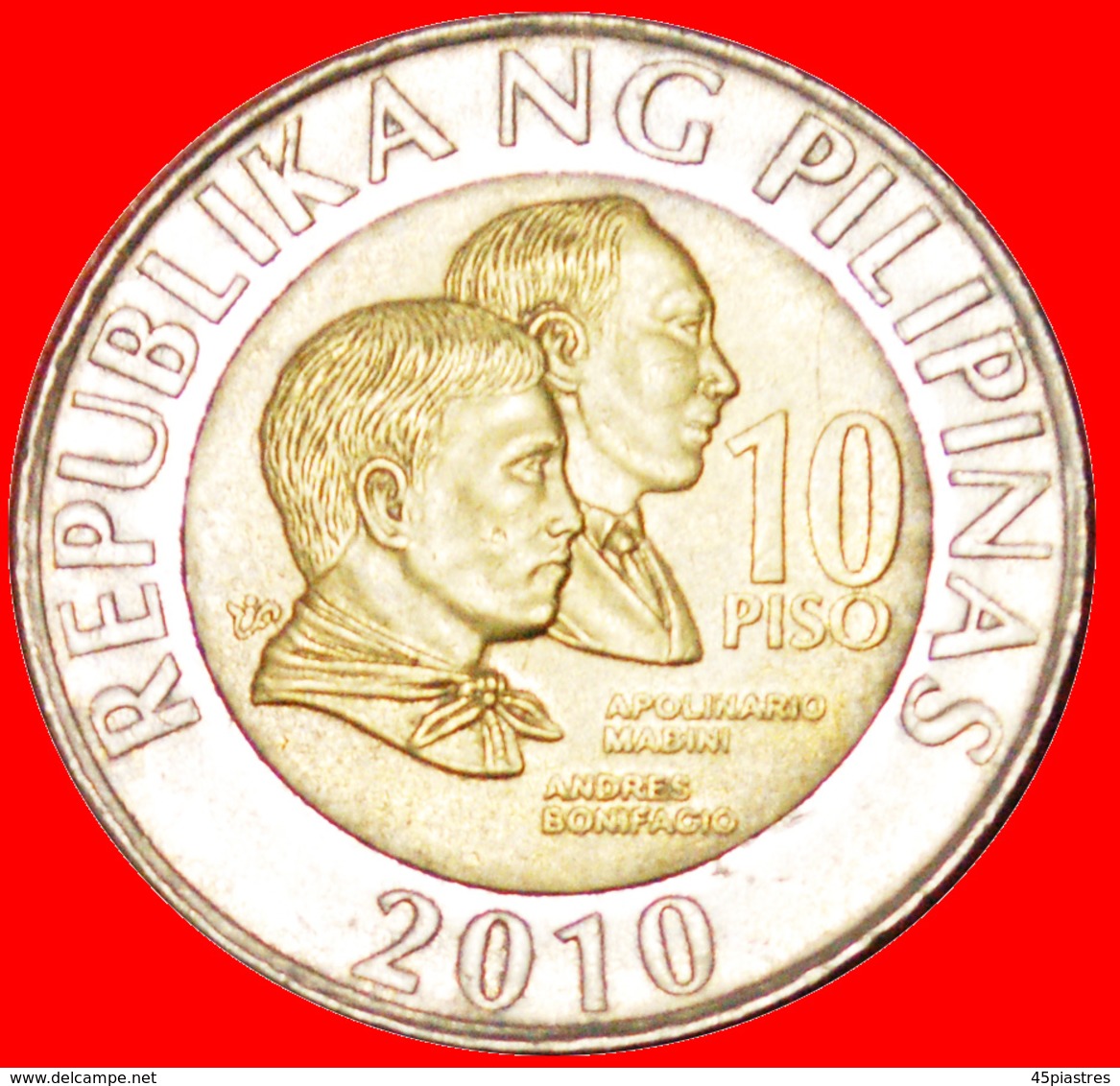 # BANK 1993: PHILIPPINES ★ 10 PISO 2010 DISCOVERY COIN! LOW START ★ NO RESERVE! - Philippines