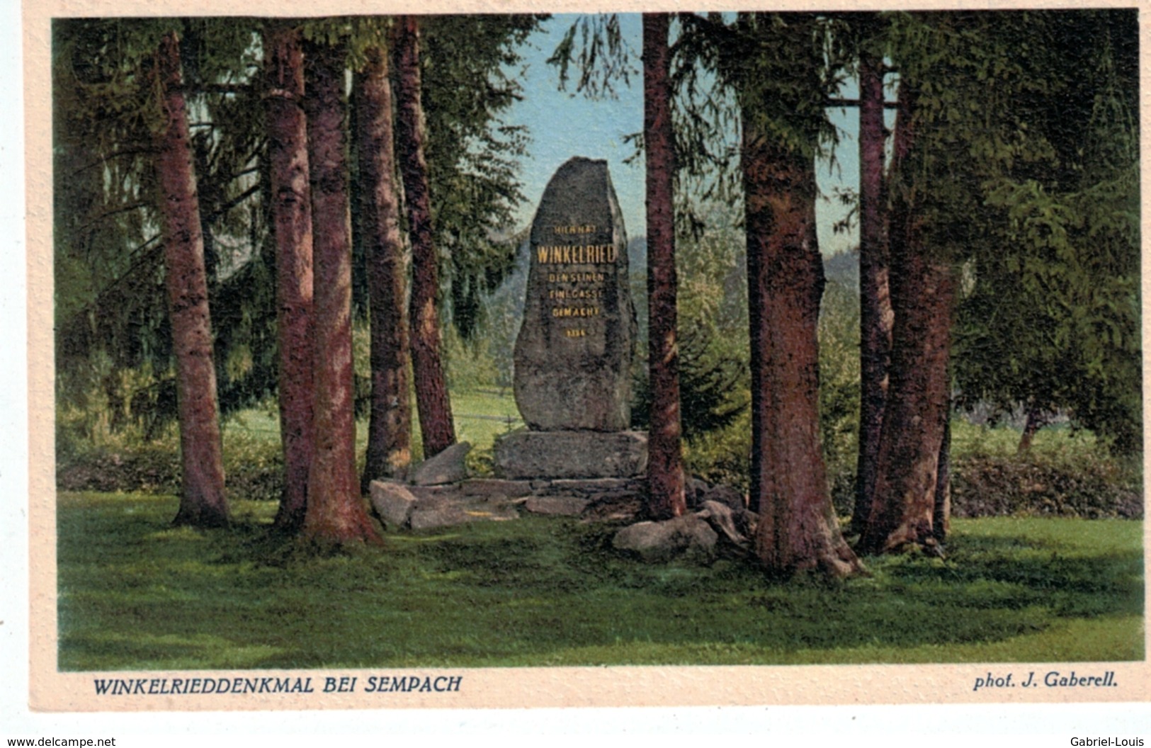 Winkelrieddenkmal Bei Sempach -  Ungeschrieben - Winkelried - Sempach