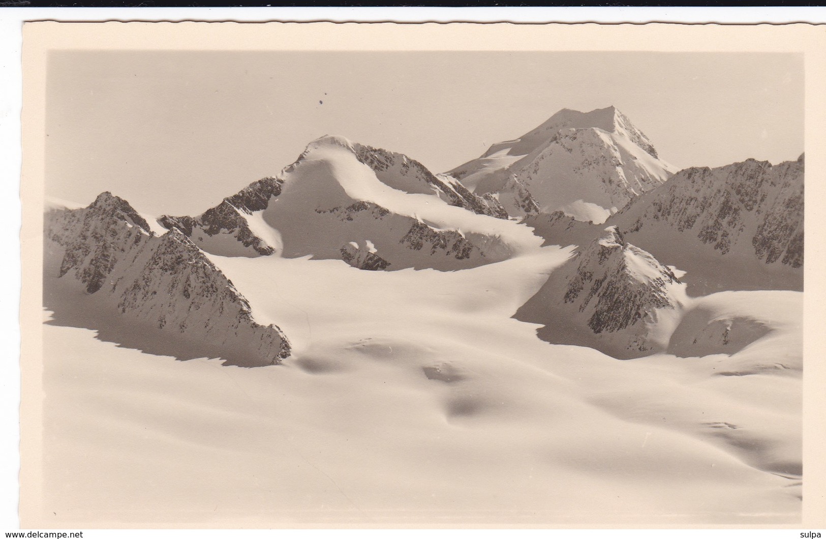 Ötztal, Vernagt-Gletscher Mit Brochkogel. Echte Photographie - Oetz