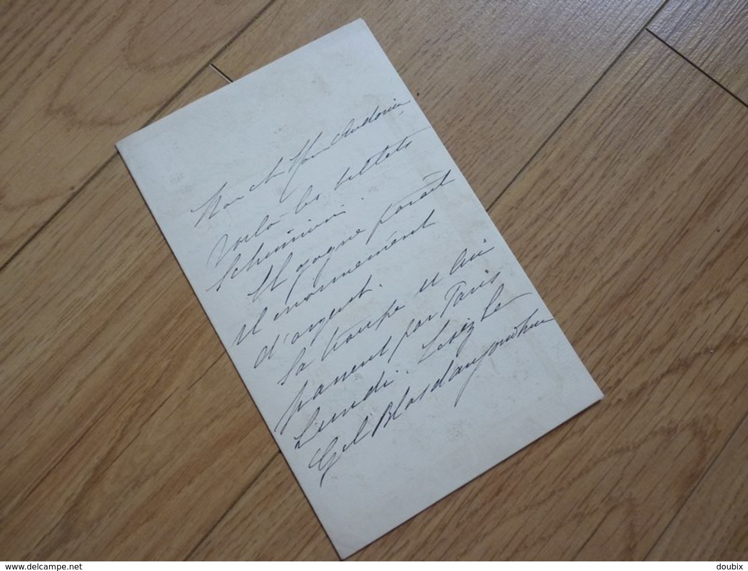 Louise THEO (1850-1922) Chanteuse OPERETTE & Comédie Musicale. [ Offenbach ] AUTOGRAPHE - Autres & Non Classés