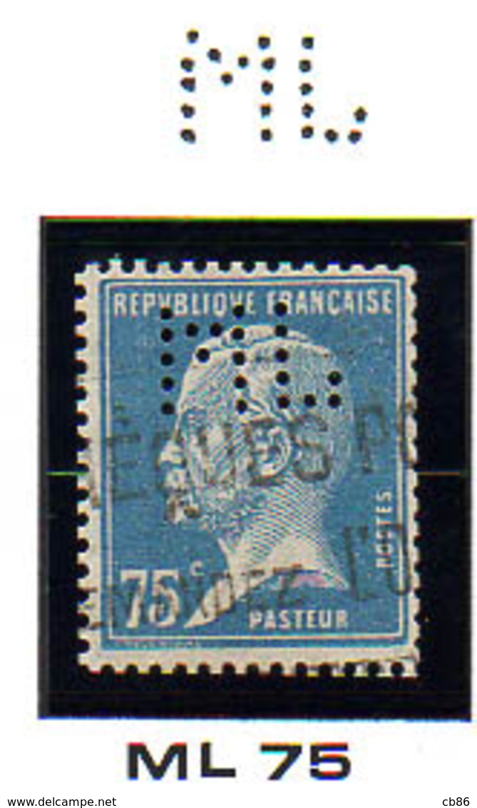 Perforé France Type Pasteur N° 177 Roulette Perf Ref Ancoper ML 75 - Other & Unclassified