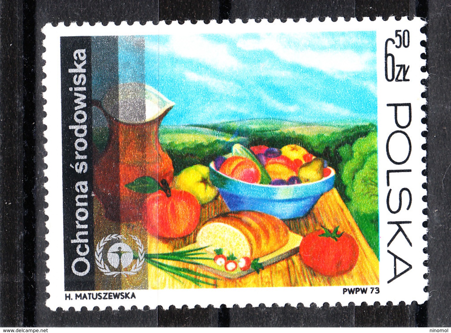 Polonia   -   1973.  Frutta; Quadro Natura Morta. Fruit; Still Life Picture. MNH - Frutta