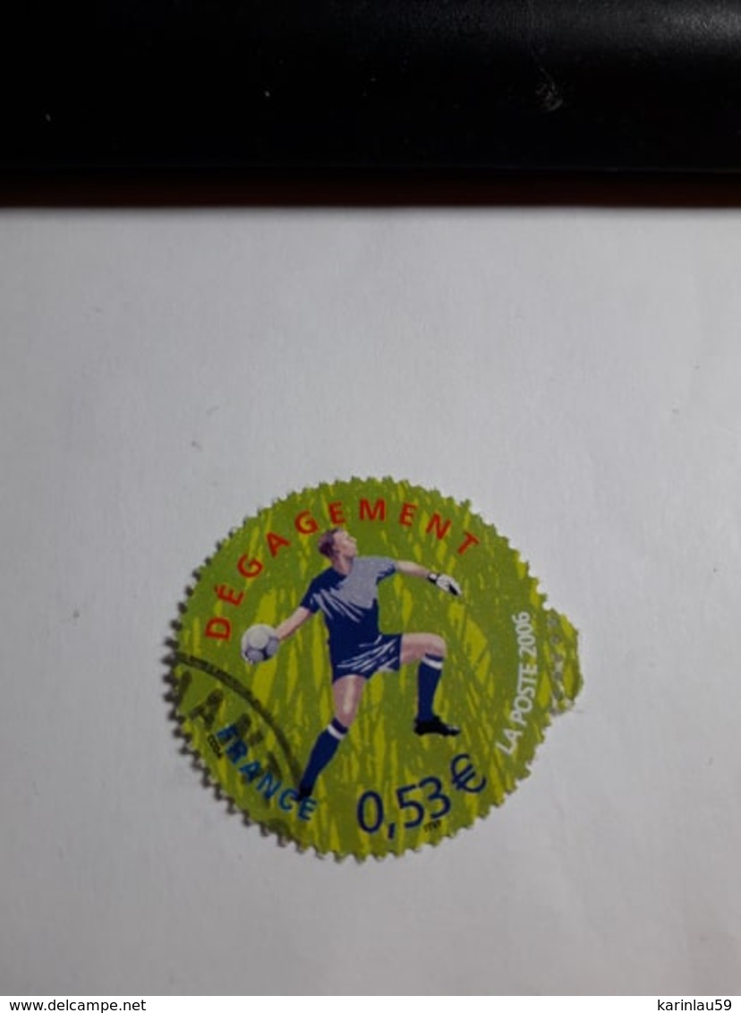 Timbre France N° 3910  - OBLITERE - COUPE MONDE EN ALLEMGNE - 2006 - Usati