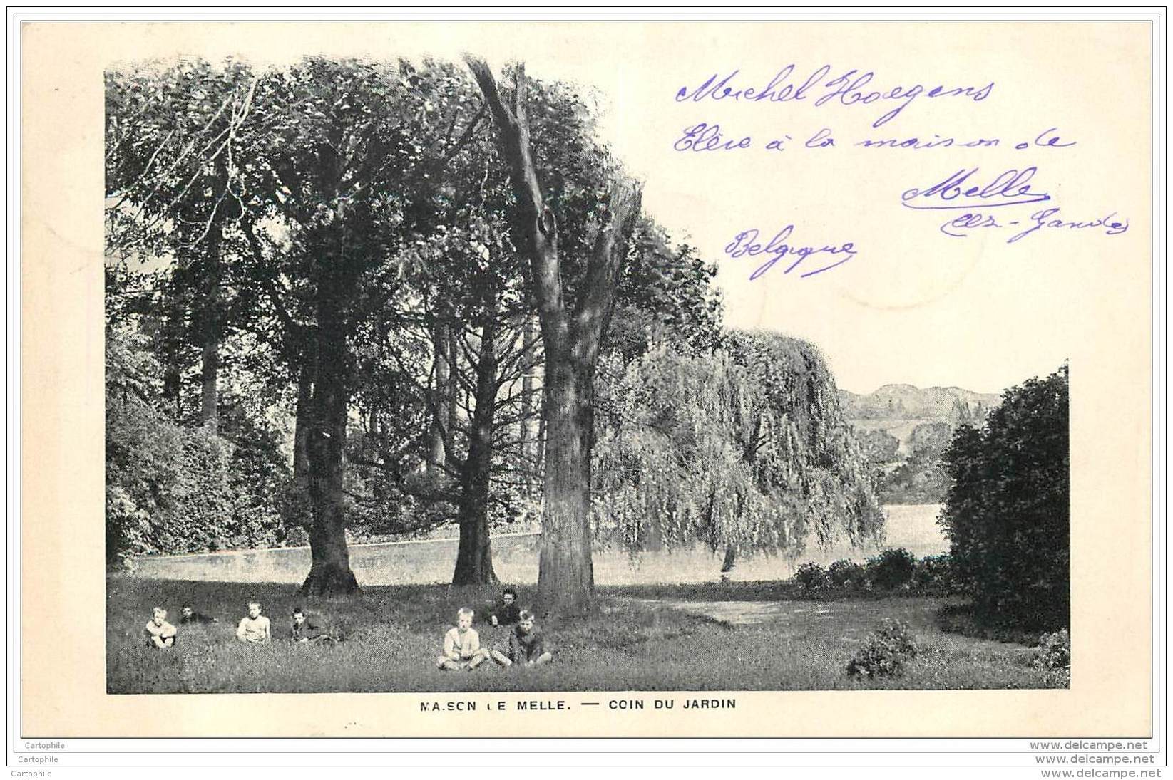 Belgique - Melle - Maison De Melle - Coin Du Jardin  1905 - Melle