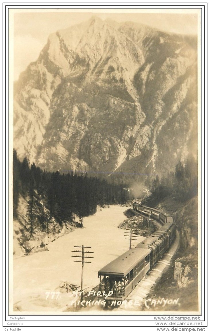 Canada - Pacific Railway - Mt Field - Kicking Horse Canyon - Churchill