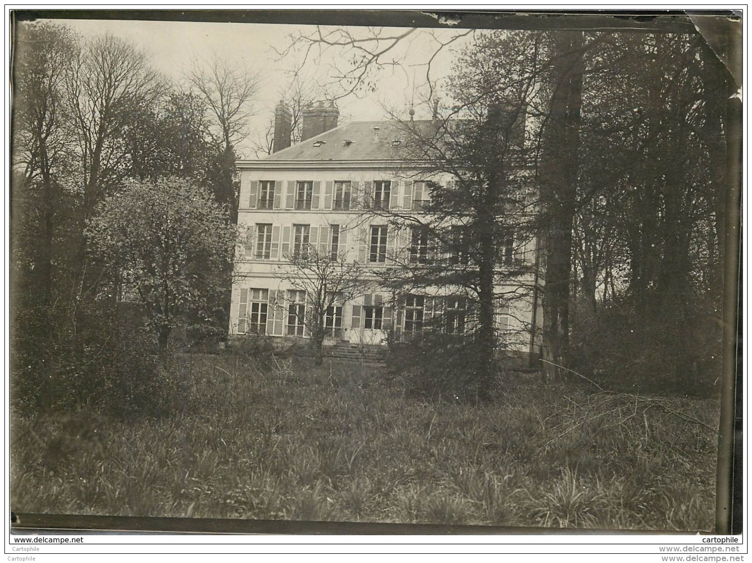 2 Rares Photos Du Chateau De MAISON ROUGE (77) Prise Vers 1915/1920 - Anciennes (Av. 1900)