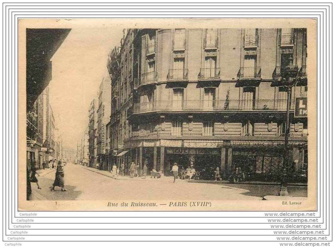 75018 - PARIS - Rue Du Ruisseau - Arrondissement: 18