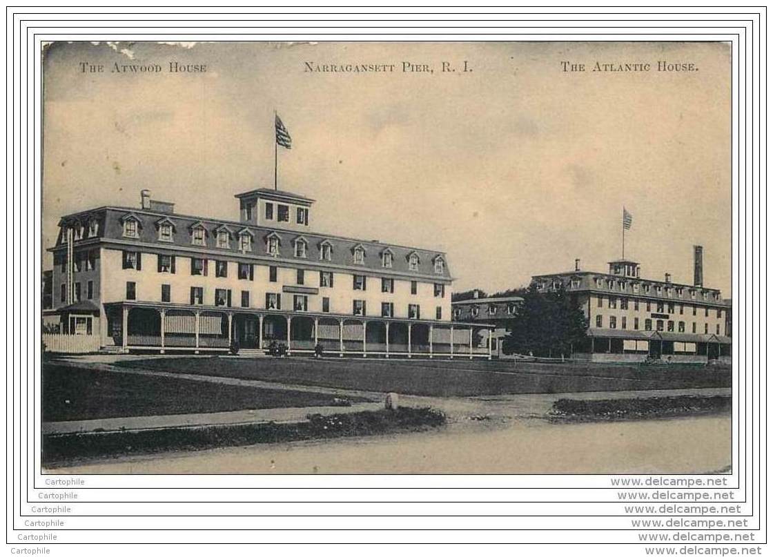 US - Narragansett Pier, R.I. - The Atwood And Atlantic House - Other & Unclassified