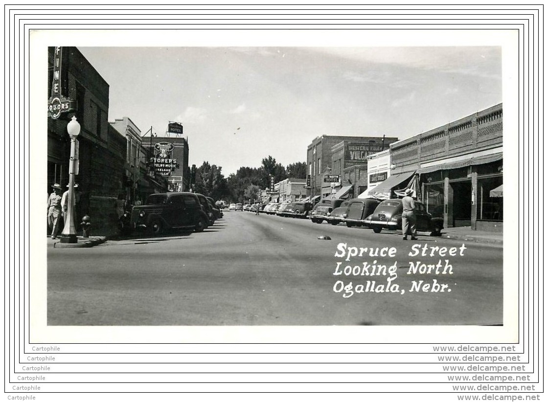 US - Ogallala NE - Spruce Street Looking North - Altri & Non Classificati