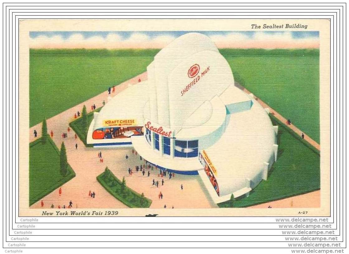 US - Lot Of 12 Postcards Of New York World's Fair In 1939 - Expositions