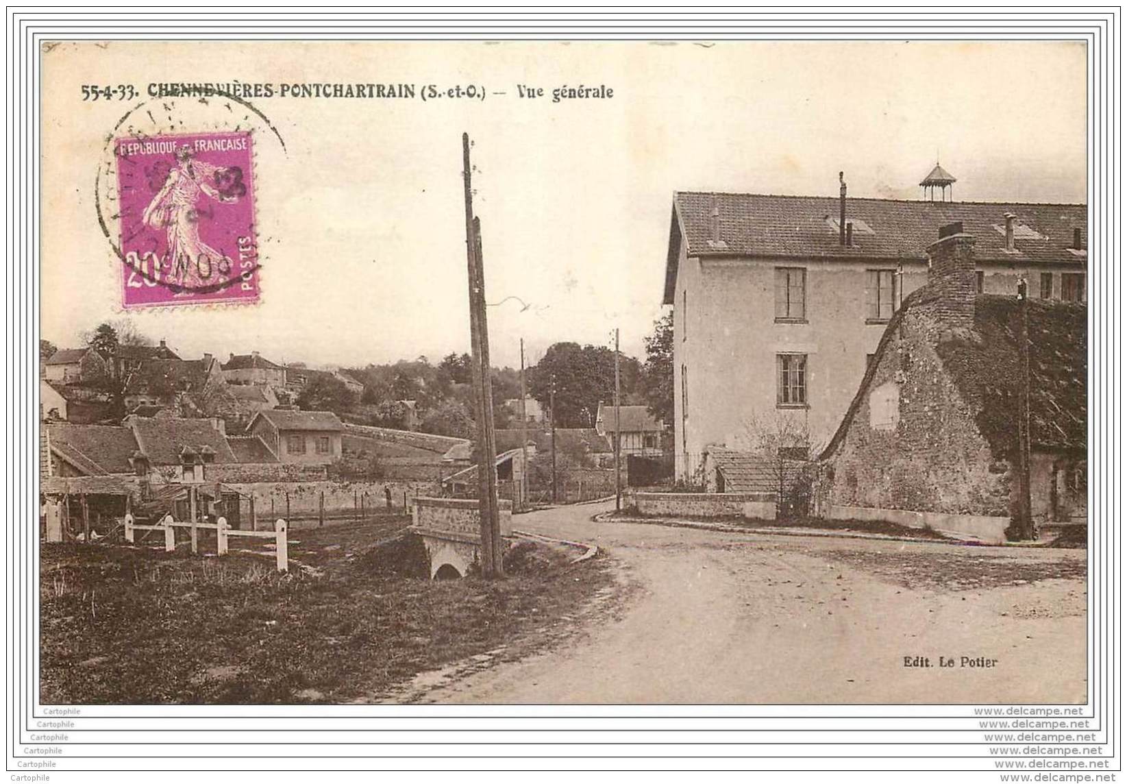 78 - CHENNEVIERES PONTCHARTRAIN - Vue Generale - Autres & Non Classés