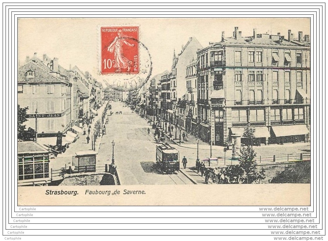 67 - STRASBOURG - Faubourg De Saverne - Tramway - Strasbourg