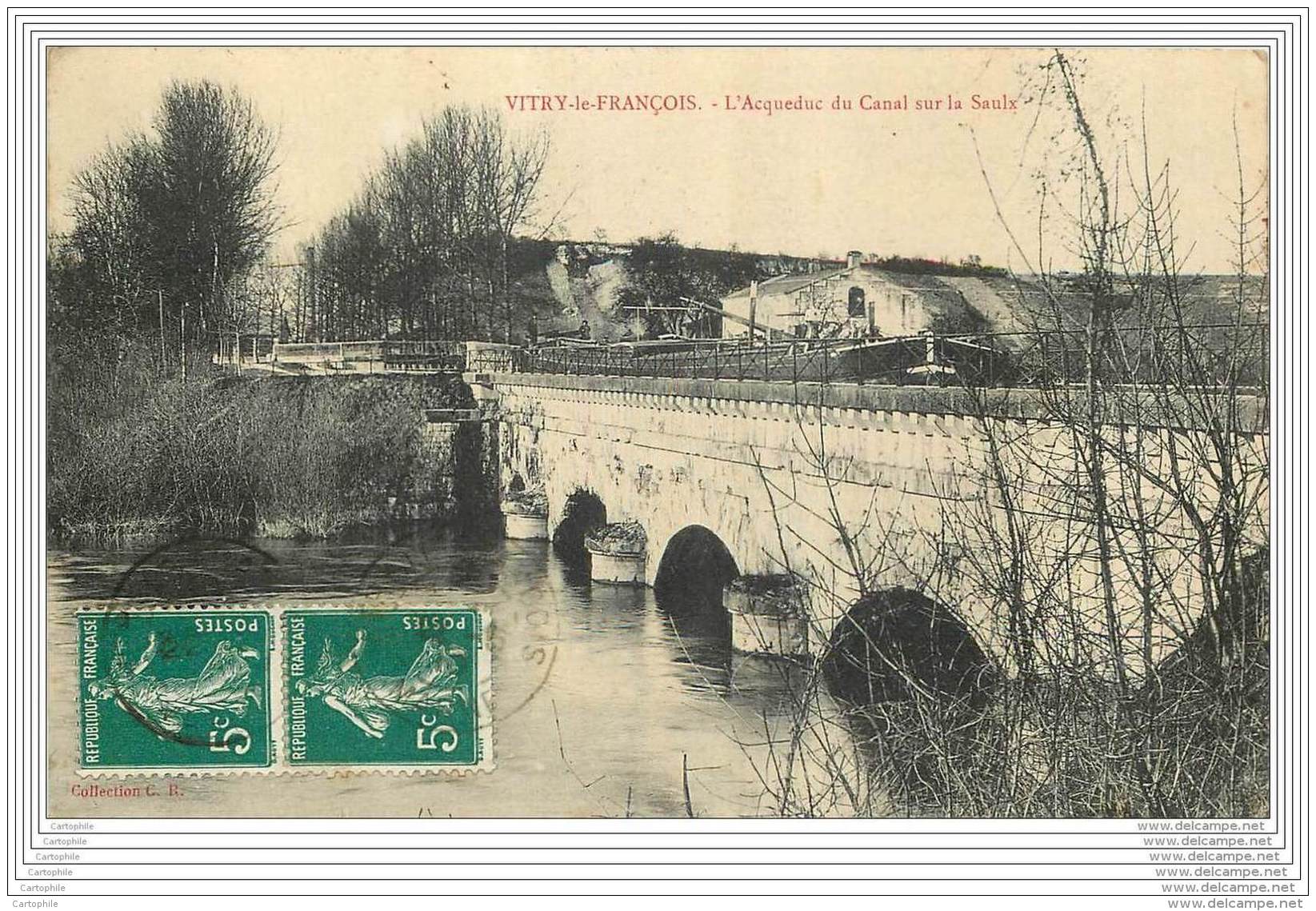 51 - VITRY LE FRANCOIS - L'acqueduc Du Canal Sur La Saulx - Vitry-le-François