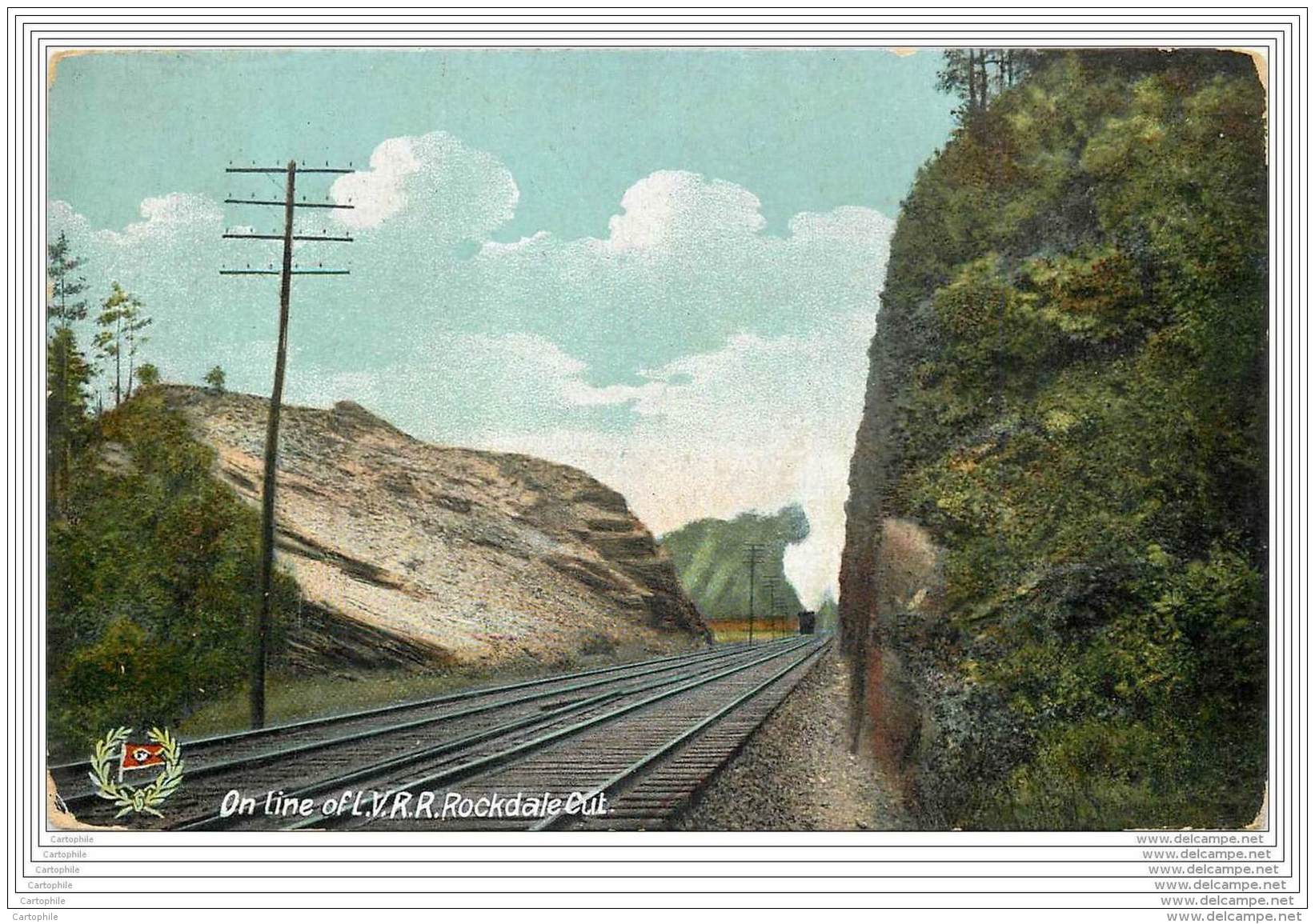 USA - On Line Of L.V.R.R. Rockdale Cut. - Railway - Long Island