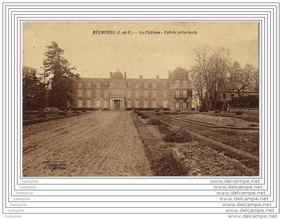 35 - BECHEREL - Le Chateau - Entree Principale - Bécherel