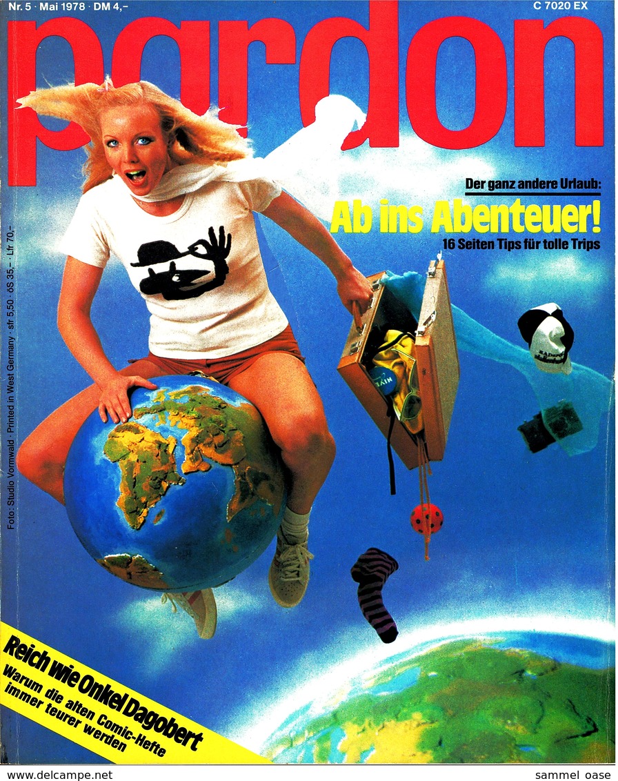 Pardon Zeitschrift - Das Satirische Magazin Nr. 5 Von 1978  -  Ab Ins Abenteuer!  -  Reich Wie Onkel Dagobert - Sonstige & Ohne Zuordnung