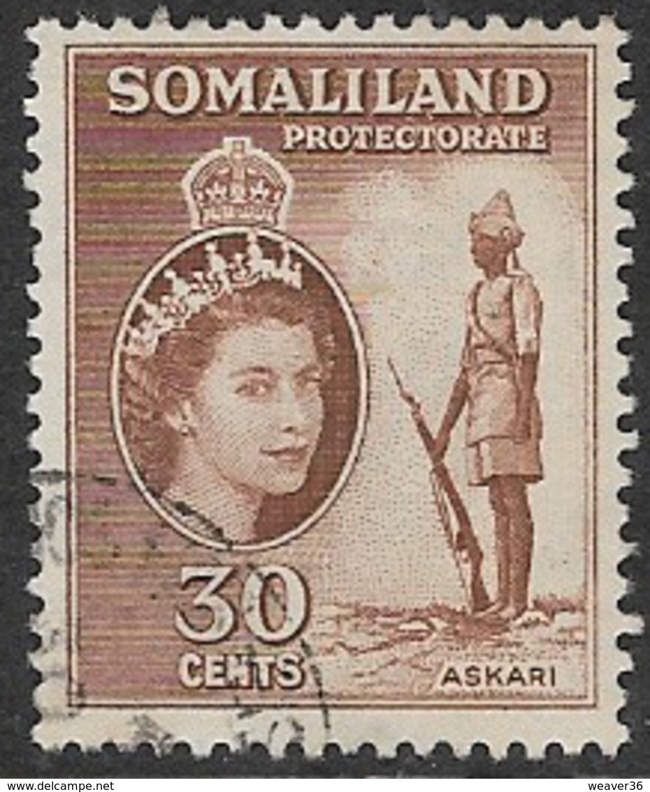 Somaliland Protectorate SG141 1953 Definitive 30c Good/fine Used [37/30914/2D] - Somaliland (Herrschaft ...-1959)