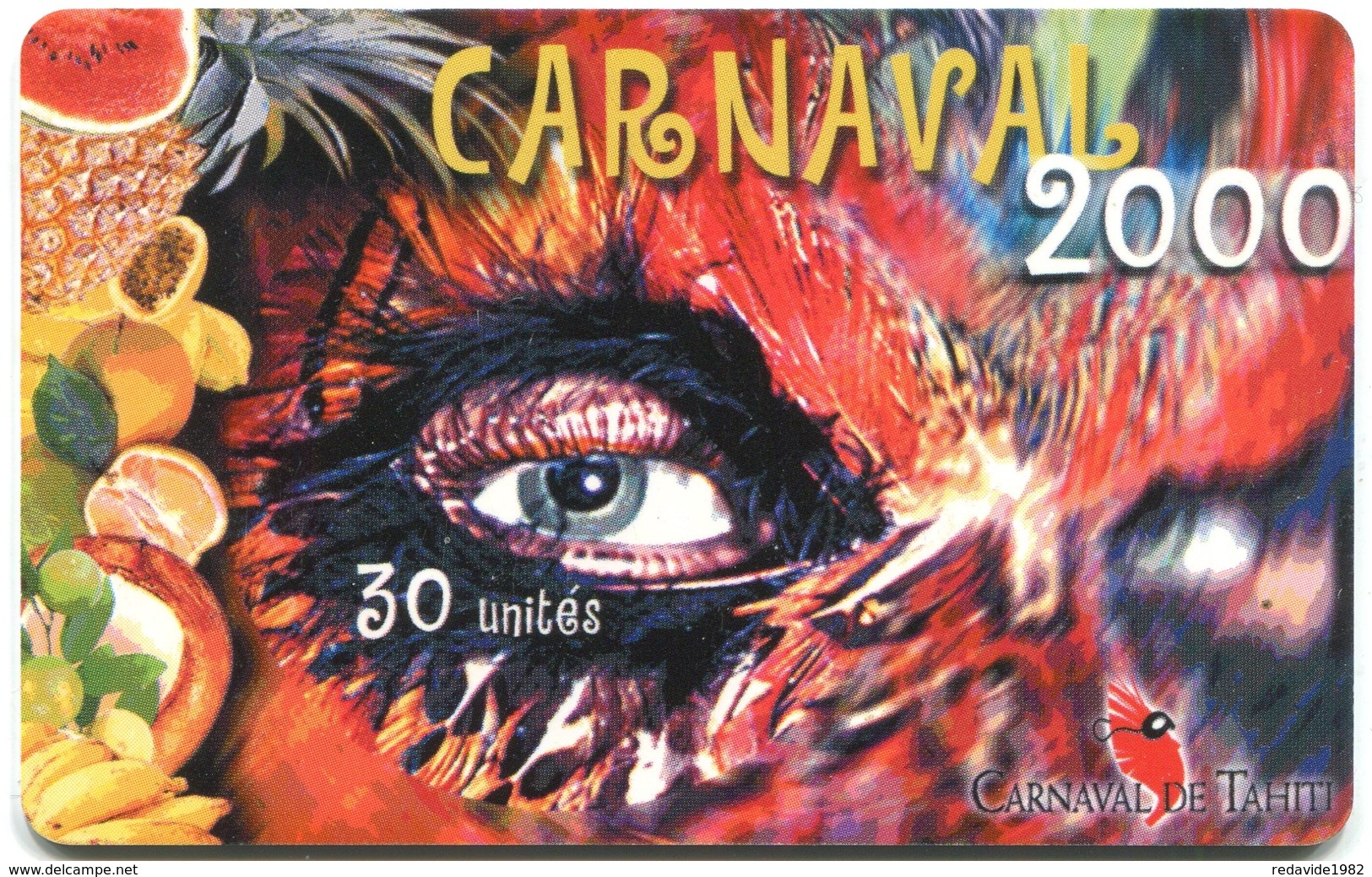 FP104 - Carnaval De Tahiti 2000 (GEM1A Black) - French Polynesia