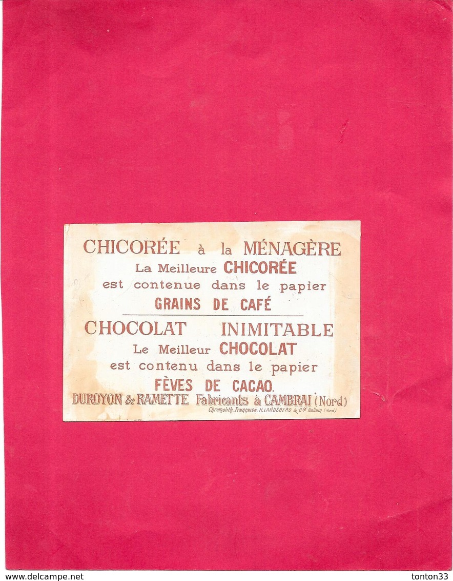 CHROMO Chocolat Inimitable DUROYON Et RAMETTE à CAMBRAI - Jeune Militaire - BARA11 - - Duroyon & Ramette