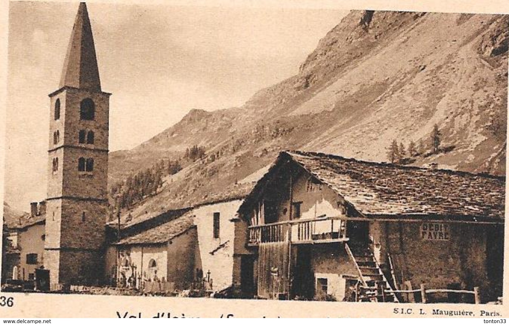 CHROMO  Versez Un Flacon De QUINTONINE  Dans Un Litre De Vin Rouge... - VAL D'ISERE L'Eglise  - BARA11 - - Autres & Non Classés