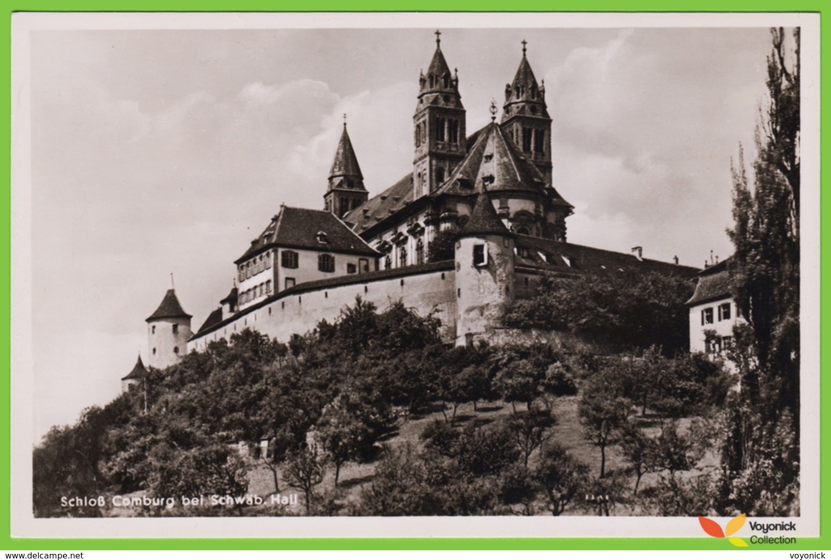 Voyo SCHAEBISCH HALL - SCHLOSS COMBURG  Excellent Condition 1900s  Nr 4701 Echte Photographie - Schwaebisch Hall
