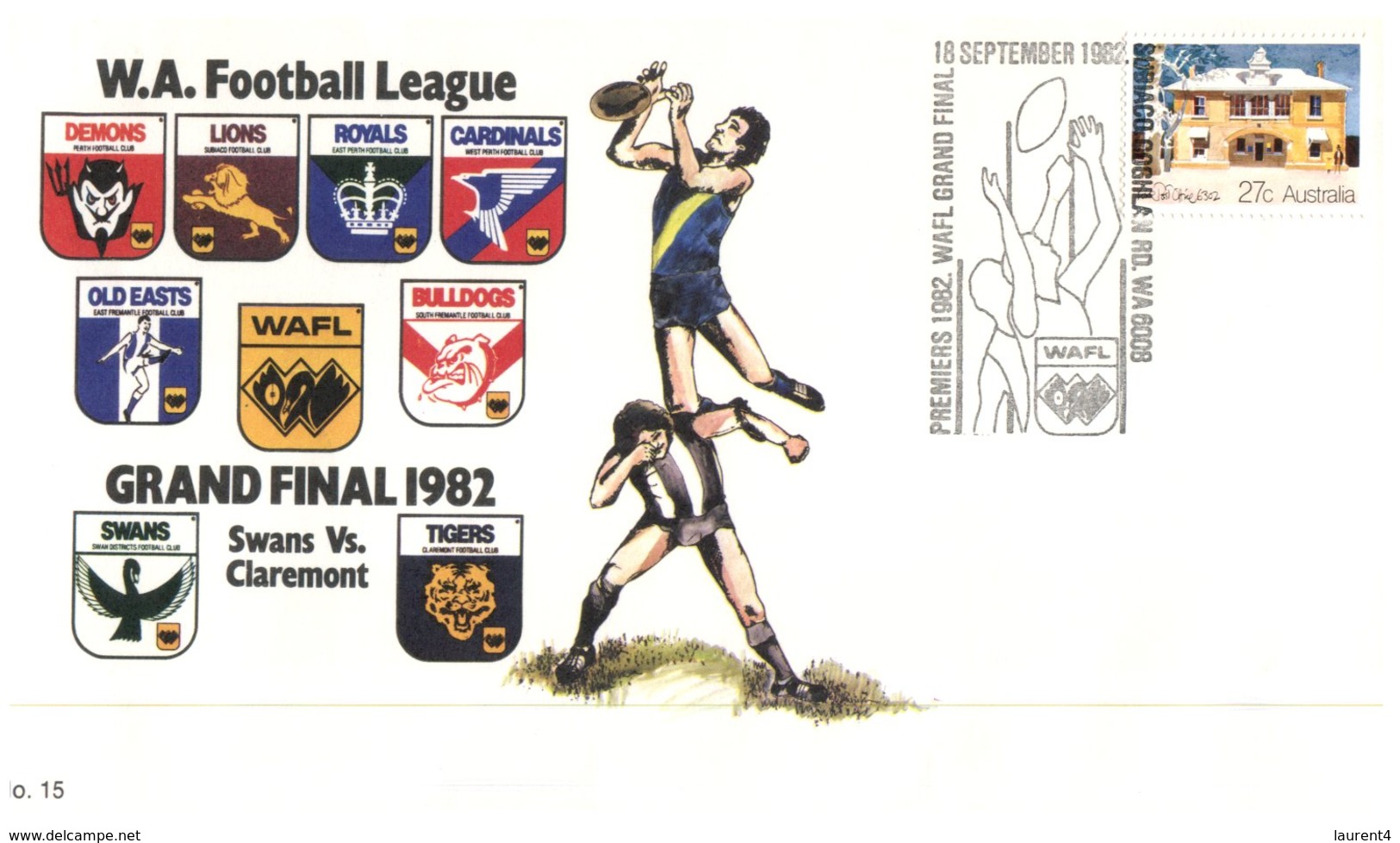 (333) Australia - WA Football League Grand Final 1982 - - Altri & Non Classificati