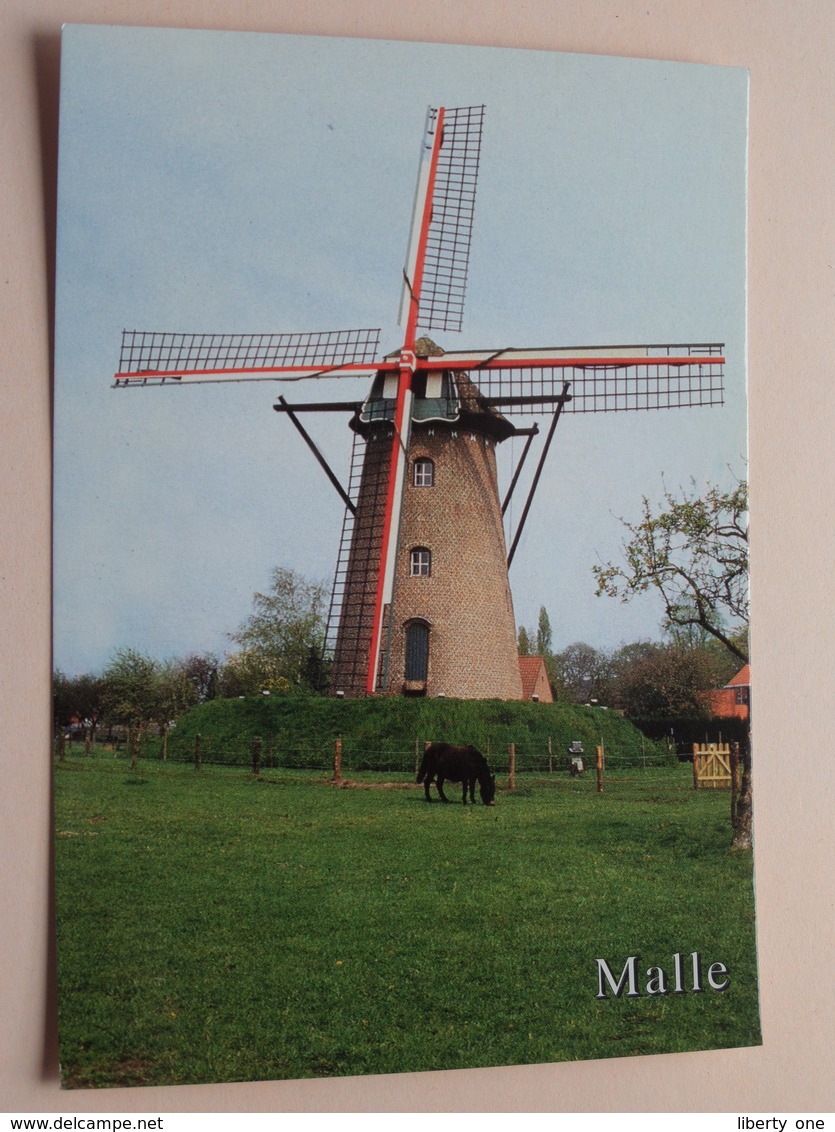 MALLE ( Westmalle ) SCHERPENBERGMOLEN (1843) Stenen Berg- Of Beltmolen - Anno ....( Zie Foto's ) ! - Malle