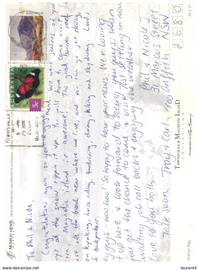 (10) Australia (with Stamp At Back Of Card) - QLD - Magnetic Island - Great Barrier Reef