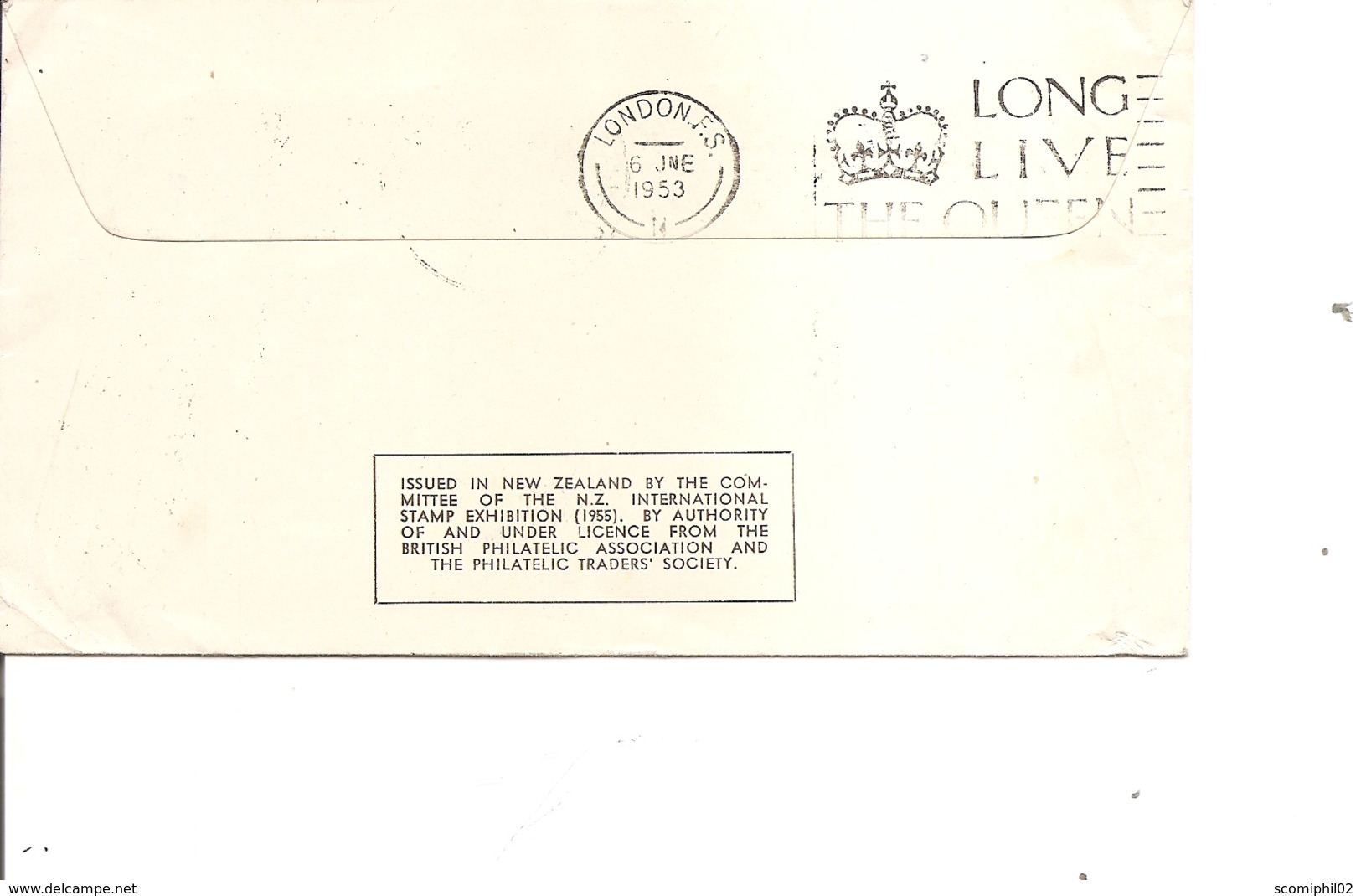 Nouvelle-Zélande ( Lettre Premier Jour Par Avion De 1953 De Wellington Vers La Grande-Bretagne à Voir) - Lettres & Documents