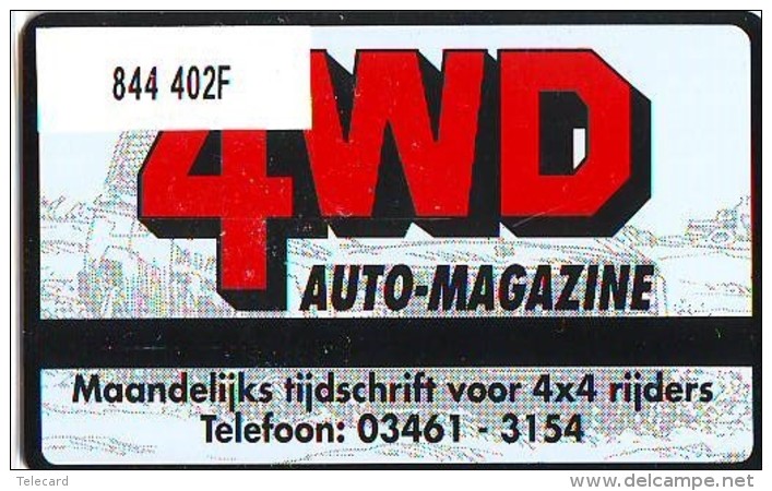 Telefoonkaart  LANDIS&amp;GYR  NEDERLAND * RCZ.844  402F * 4WD Auto-Magazine * TK * ONGEBRUIKT * MINT - Privé