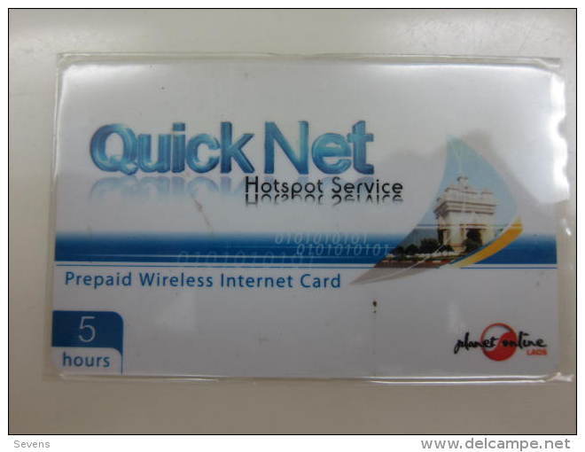 Quick Net Prepaid Wirless Internet Card,5 Hours - Laos