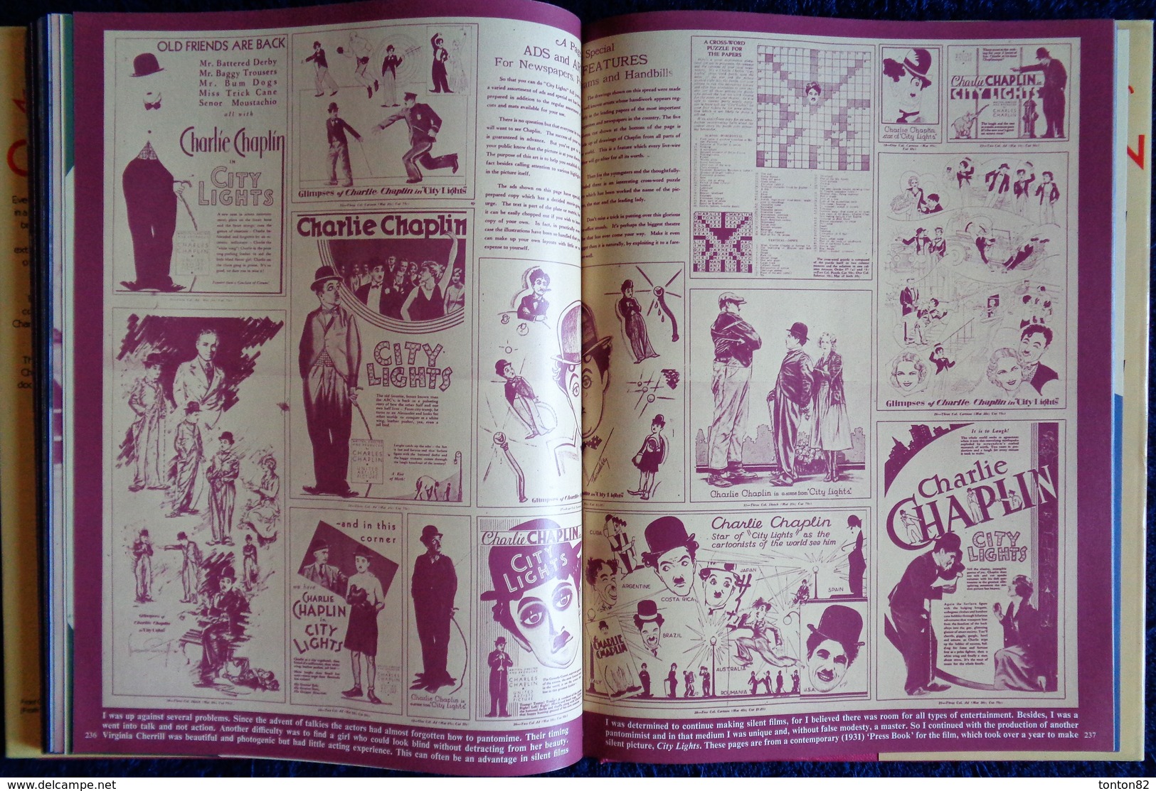 Charles CHAPLIN - My life in pictures - The Illustrated Story Of A Comic Genius - Peerage Books - ( 1985 ) .