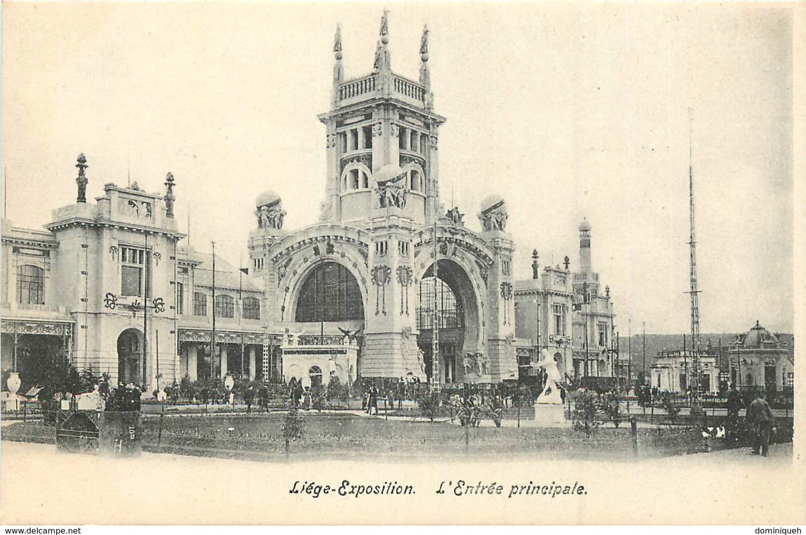 Lot de 17 CPA de l'exposition universelle de Liége 1905