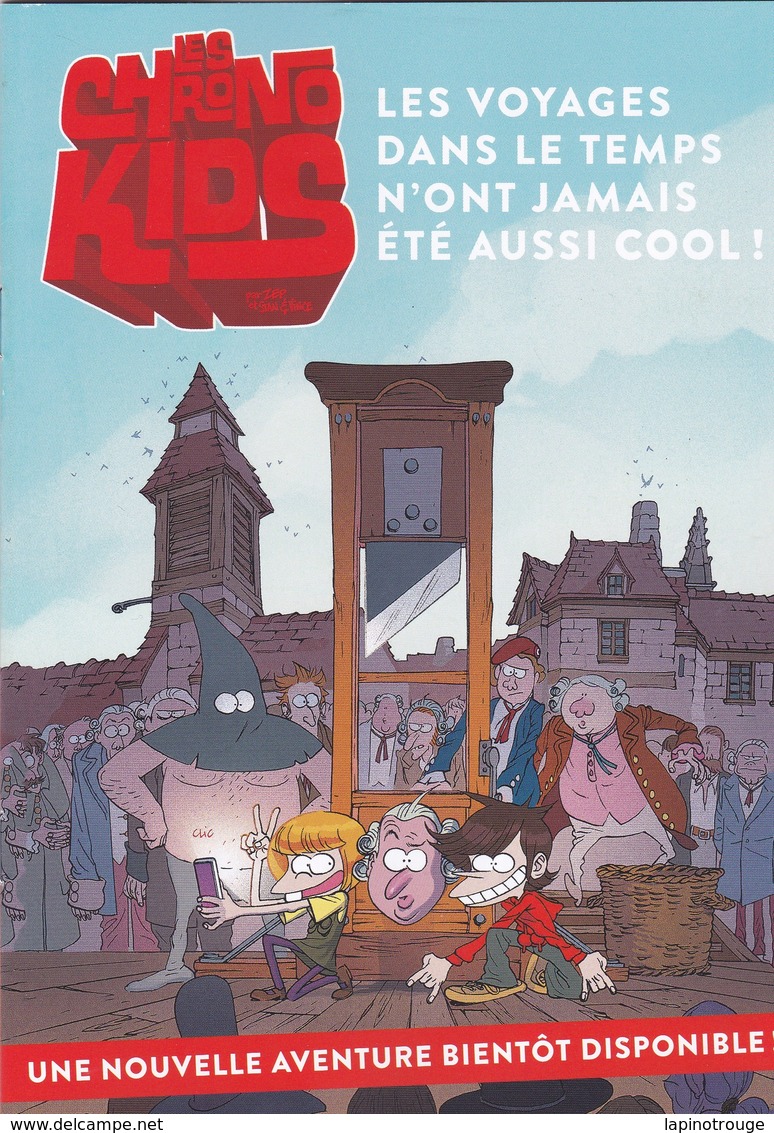 Matériel Publicitaire STAN & VINCE ZEP Les Chronokids Glénat 2018 - Autres & Non Classés